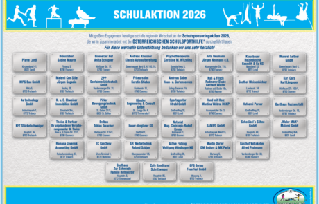 Auflistung aller Sponsoren